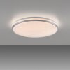 KYLE Plafonnier Luminaires Leuchten Direkt LED Argenté, 1 lumière
