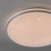 KYLE Plafonnier Luminaires Leuchten Direkt LED Argenté, 1 lumière