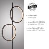 RITUS Lampadaire Luminaires Leuchten Direkt LED Noir, 2 lumières