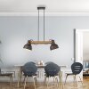 2.0 Suspension Luminaires Leuchten Direkt LED Brun, Noir, 2 lumières