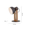 2.0 Lampe à poser Luminaires Leuchten Direkt LED Brun, Noir, 1 lumière