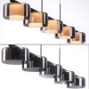 Rika Suspension Luminaires Paul Neuhaus LED Noir, 5 lumières Rika Suspension Luminaires Paul Neuhaus LED Noir, 5 lumières