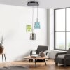 Zula Suspension Luminaires Paul Neuhaus LED Brun, 3 lumières
