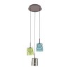 Zula Suspension Luminaires Paul Neuhaus LED Brun, 3 lumières