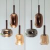 Irides Suspension Luminaires Paul Neuhaus LED Brun, 3 lumières