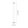 Q-Rotate Lampadaire Paul Neuhaus Q-Serie LED Argenté, 1 lumière