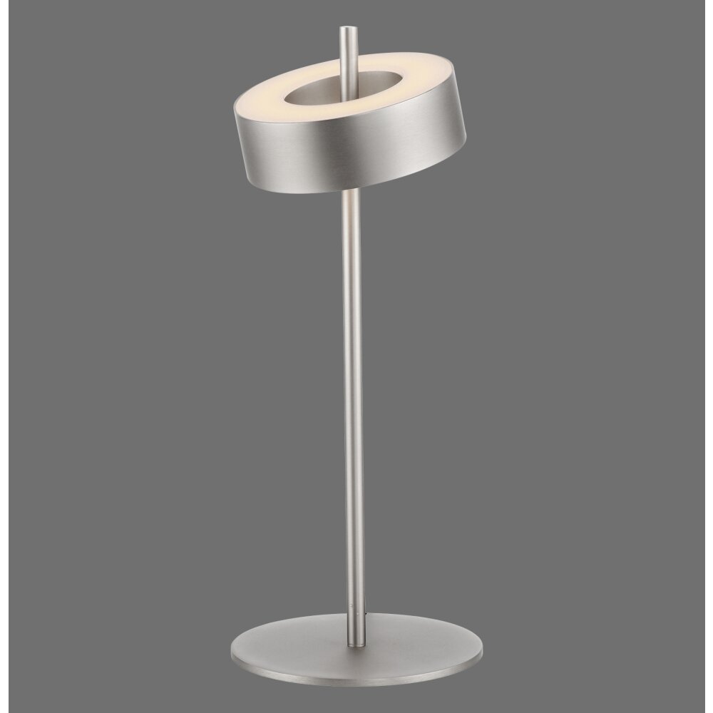 Q-Rotate Lampe à poser Luminaires Paul Neuhaus LED Argenté, 1 lumière main product photo