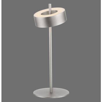 Q-Rotate Lampe à poser Luminaires Paul Neuhaus LED Argenté, 1 lumière