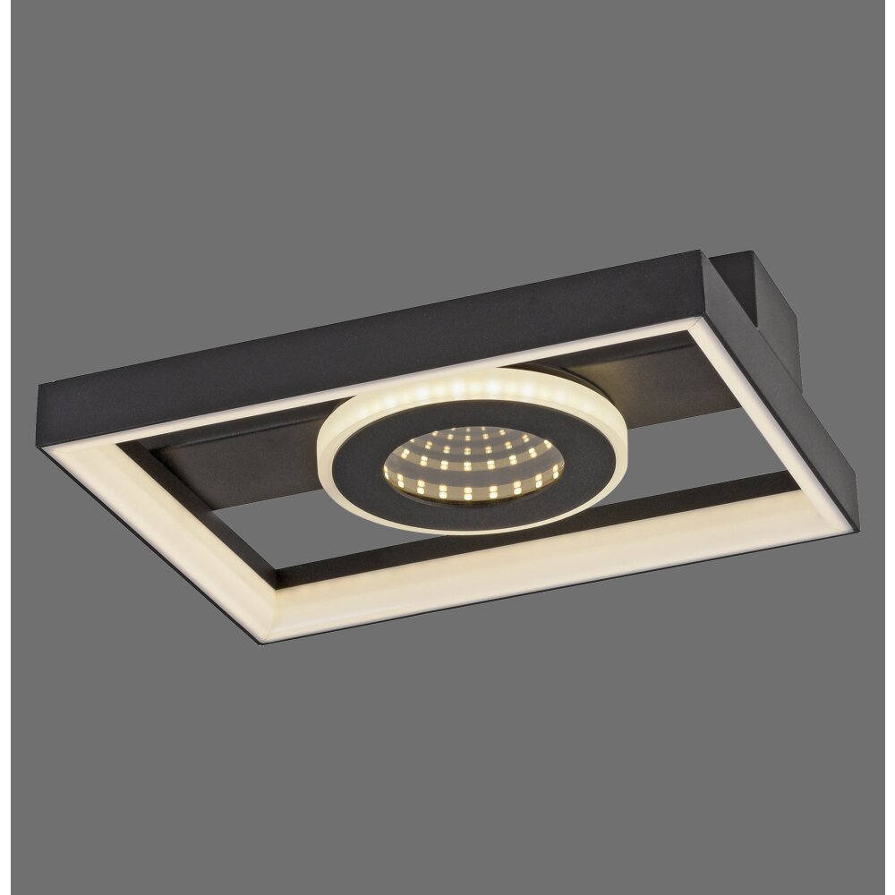 Traforo Plafonnier Luminaires Paul Neuhaus LED Noir, 1 lumière, Télécommandes main product photo