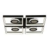 Traforo Plafonnier Luminaires Paul Neuhaus LED Noir, 1 lumière, Télécommandes