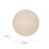 Olaf Applique murale / Plafonnier Luminaires Paul Neuhaus LED Gris, 1 lumière