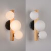 Popsicle Applique murale / Plafonnier Luminaires Paul Neuhaus LED Brun, Noir, 3 lumières