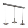 Vitrum Suspension Luminaires Paul Neuhaus LED Gris, 6 lumières