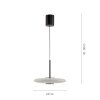 E-Vitrum Suspension Luminaires Paul Neuhaus LED Brun, 2 lumières, Télécommandes