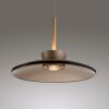 Moon Suspension Luminaires Paul Neuhaus LED Bronze, 2 lumières