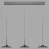 Moon Suspension Luminaires Paul Neuhaus LED Gris, 6 lumières