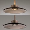 Moon Suspension Luminaires Paul Neuhaus LED Bronze, 6 lumières