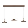 Moon Suspension Luminaires Paul Neuhaus LED Bronze, 6 lumières