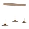 Moon Suspension Luminaires Paul Neuhaus LED Bronze, 6 lumières