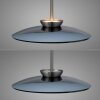 E-Moon Suspension Luminaires Paul Neuhaus LED Gris, 2 lumières, Télécommandes
