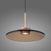 E-Moon Suspension Luminaires Paul Neuhaus LED Bronze, 2 lumières, Télécommandes