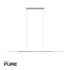 Surface Suspension Luminaires Paul Neuhaus LED Gris, 1 lumière