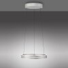 E-Loop Suspension Luminaires Paul Neuhaus LED Argenté, 2 lumières, Télécommandes