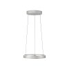 E-Loop Suspension Luminaires Paul Neuhaus LED Argenté, 2 lumières, Télécommandes