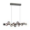 E-Popup Suspension Luminaires Paul Neuhaus LED Gris, 18 lumières, Télécommandes