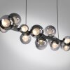 E-Popup Suspension Luminaires Paul Neuhaus LED Gris, 18 lumières, Télécommandes