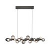 E-Popup Suspension Luminaires Paul Neuhaus LED Gris, 18 lumières, Télécommandes