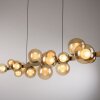 E-Popup Suspension Luminaires Paul Neuhaus LED Bronze, 18 lumières, Télécommandes