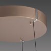 E-Clipse Suspension Luminaires Paul Neuhaus LED Bronze, 2 lumières, Télécommandes