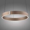 E-Clipse Suspension Luminaires Paul Neuhaus LED Bronze, 2 lumières, Télécommandes