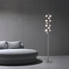 Popup Lampadaire Luminaires Paul Neuhaus LED Gris, 12 lumières