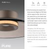 Moon Plafonnier Luminaires Paul Neuhaus LED Bronze, 2 lumières