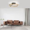 Loop Plafonnier Luminaires Paul Neuhaus LED Or, Noir, 2 lumières, Télécommandes