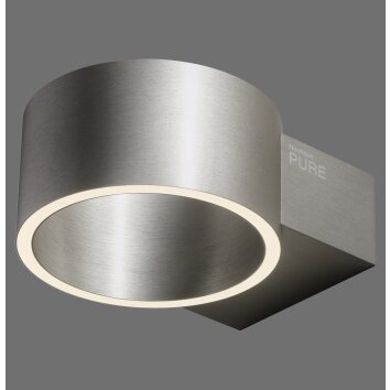 Clipse Applique murale Luminaires Paul Neuhaus LED Argenté, 2 lumières