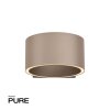 Clipse Applique murale Luminaires Paul Neuhaus LED Bronze, 2 lumières