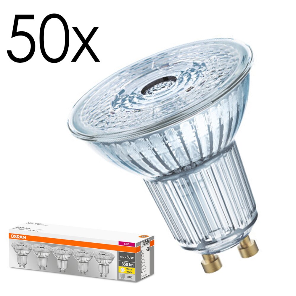 Luminaires Ledvance GU10 LED 4.3 Watt blanc chaud 350 Lumen main product photo
