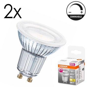 Luminaires Osram GU10 7.9 Watt blanc chaud dimmable 650 Lumen