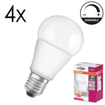 Luminaires Osram E27 LED 9 Watt blanc chaud dimmable 806 Lumen