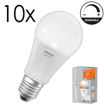 Luminaires Ledvance E27 LED 9 Watt CCT (couleurs réglables) dimmable 806 Lumen