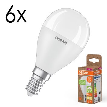Luminaires Osram E14 7.5 Watt blanc chaud 806 Lumen