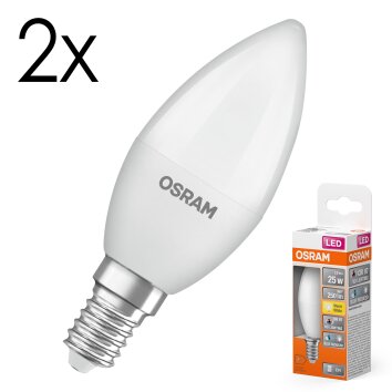 Luminaires Osram E14 LED 2.8 Watt blanc chaud 245 Lumen