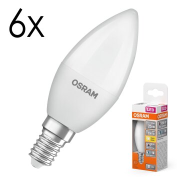 Luminaires Osram E14 LED 2.8 Watt blanc chaud 245 Lumen