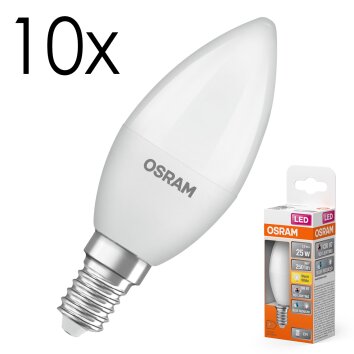 Luminaires Osram E14 LED 2.8 Watt blanc chaud 245 Lumen