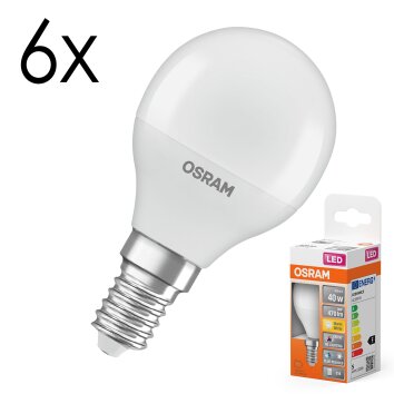 Luminaires Osram E14 LED 4.9 Watt blanc chaud 470 Lumen