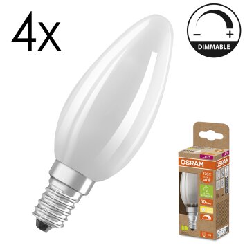 Luminaires Osram E14 LED 2.9 Watt blanc chaud dimmable 470 Lumen