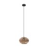 Suspension Eglo DONDARRION Noir, 1 lumière